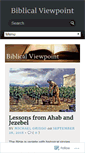 Mobile Screenshot of biblicalviewpoint.com